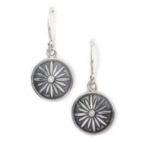 Dainty Daisy Concheau Earrings by Mary Laur